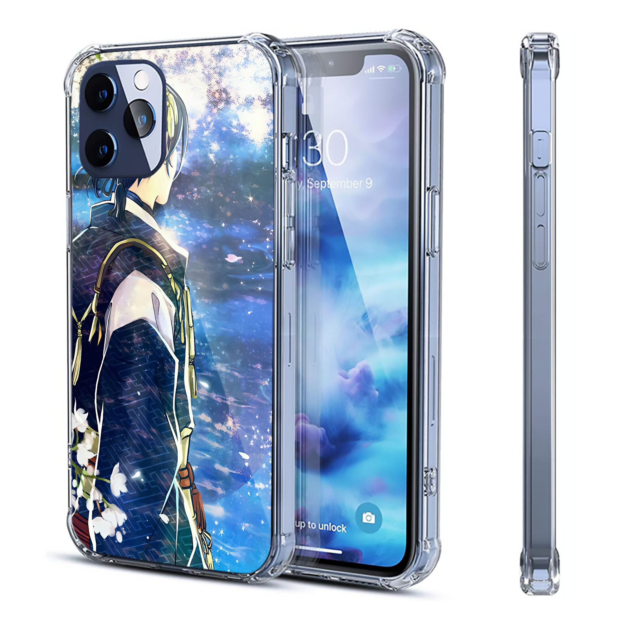 （画像用） 刀剣乱舞 Touken Ranbu 【iPhone 12シリーズ対応】透明スマホケース（クリアソフトケース）